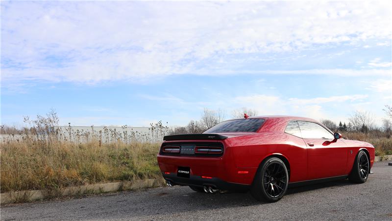 Corsa 2015-2023 Dodge Challenger Hellcat Dual Rear Exit Sport Exhaust w/ 3.5in Polished Tips - 14987