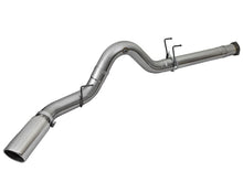 Load image into Gallery viewer, aFe LARGE BORE HD 5in 409-SS DPF-Back Exhaust w/Polished Tip 2017 Ford Diesel Trucks V8 6.7L (td) - 49-43090-P