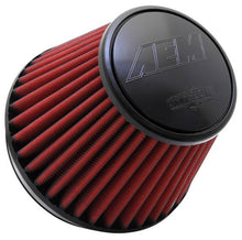 Load image into Gallery viewer, AEM Dryflow 6in. X 6in. Round Tapered Air Filter - 21-210EDK