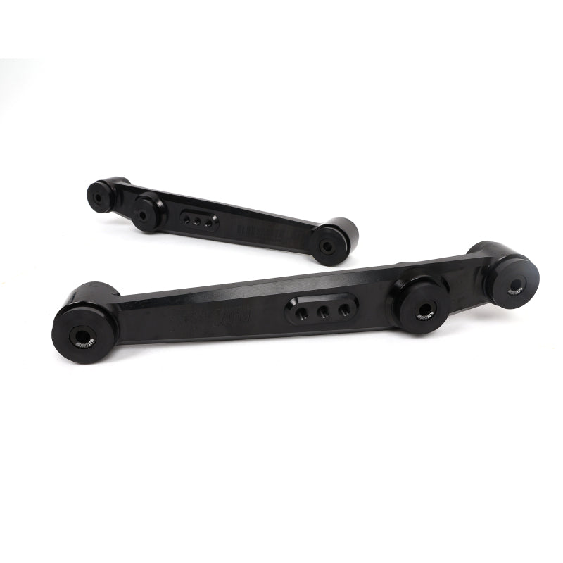 BLOX Racing 90-01 Integra, 89-95 Civic, CRX, Del Sol V2 Billet Rear LCA Poly Bushings - Black - BXSS-21203-BK-V2