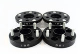 ISC Suspension 5x100 Hub Centric Wheel Spacers 25mm Black (Pair) - WS5x10025B