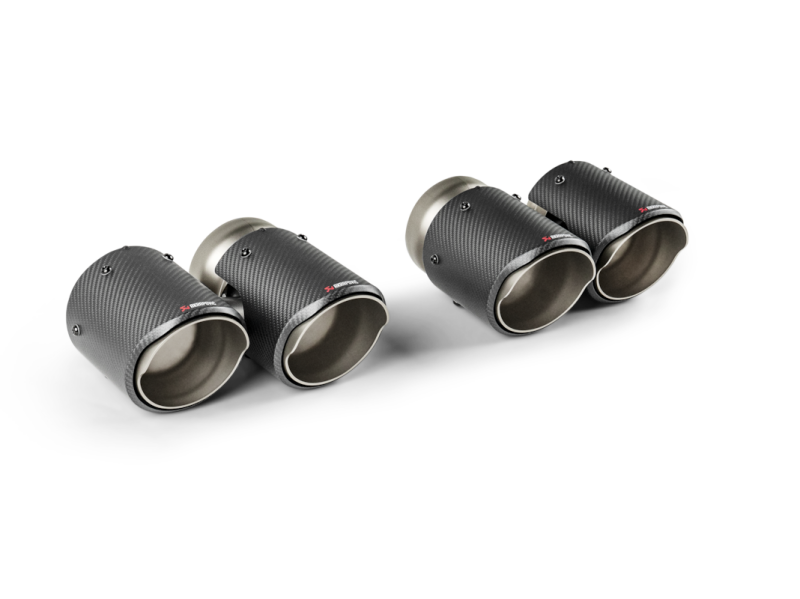 Akrapovic 2024+ BMW M5 (G90,G99) Round Carbon Fiber Tail Pipe Set - TP-CT/78