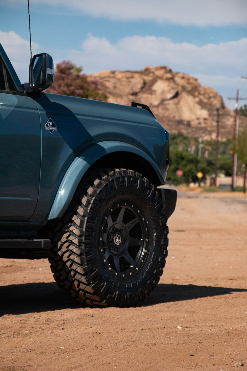ICON Rebound 17x8.5 6x5.5 25mm Offset 5.75in BS 95.1mm Bore Satin Black Wheel - 1817859057SB