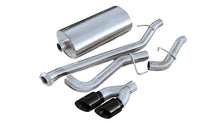 Load image into Gallery viewer, Corsa 2002-2006 Chevrolet Avalanche 5.3L V8 3in Sport Cat-Back Exhaust w/ twin 4in Black Tips - 14250BLK