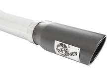 Load image into Gallery viewer, aFe MACHForce XP Exhaust 3in-3.5in SS Single Side Exit CB w/ Black Tips 15 Ford F150 V8 5.0L CC/SB - 49-43073-B