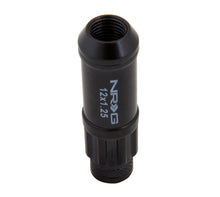 Load image into Gallery viewer, NRG 700 Series M12 X 1.25 Steel Lug Nut w/Dust Cap Cover Set 21 Pc w/Locks &amp; Lock Socket - Black - LN-LS710BK-21