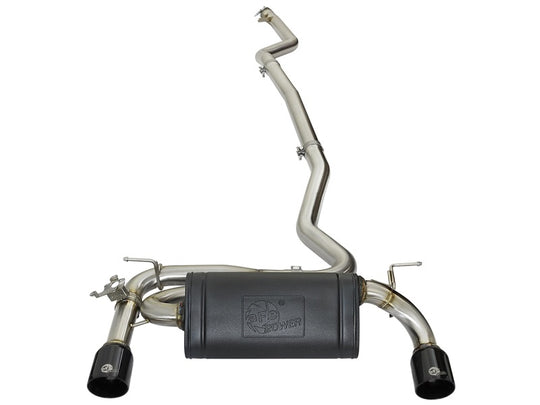 aFe MACHForce XP Exhausts Cat-Back SS 16-17 BMW 340i/iX 440i/iX (F3X) L6-3.0L (B58) w/Black Tips - 49-36334-B