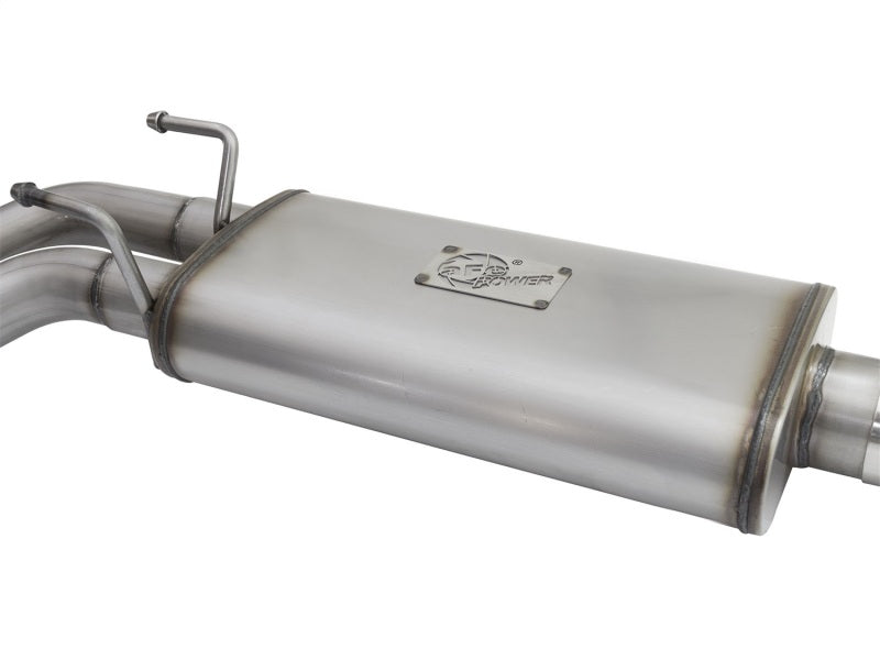 aFe Rebel Series CB 3in Middle Side Exit SS Exht w/ Black Tips 09-16 Chevy Silverado/GMC Sierra 1500 - 49-44062-B