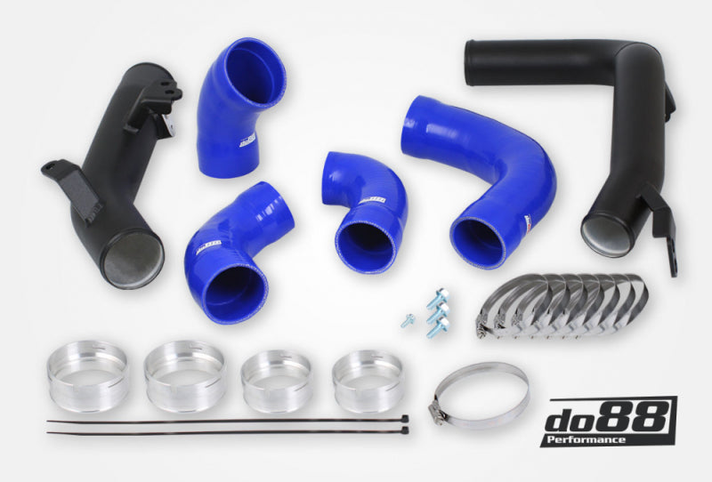do88 Volvo S60 V60 XC60 V90 S90 XC90 SPA Pressure Pipes T8 Petrol OEM Intercooler Blue Hoses - TR-260-PT8-OEM-B