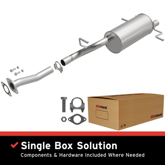 BRExhaust 2006 Saab 9-2X/ 06-07 Subaru Impreza 2.5L Muffler Kit - 108-0124