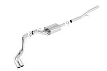 Load image into Gallery viewer, Borla 14 Silv/Sierra 1500 EC Std/CC Short 143.5in WB S-Type Dual Rolled Side Exit Cat-Back Exhaust - 140576