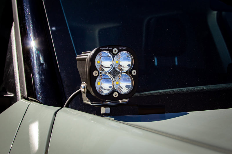 Baja Designs 21+ Ford Bronco Sport Squadron Pro Spot LED Light Pods - Clear - 447686