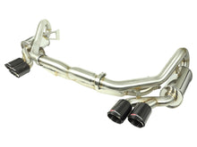 Load image into Gallery viewer, aFe MACHForce XP 12-16 Porsche 911 Carrera H6-3.8L SS-304 Cat-Back Exhaust w/Carbon Fiber Tips - 49-36406-1C