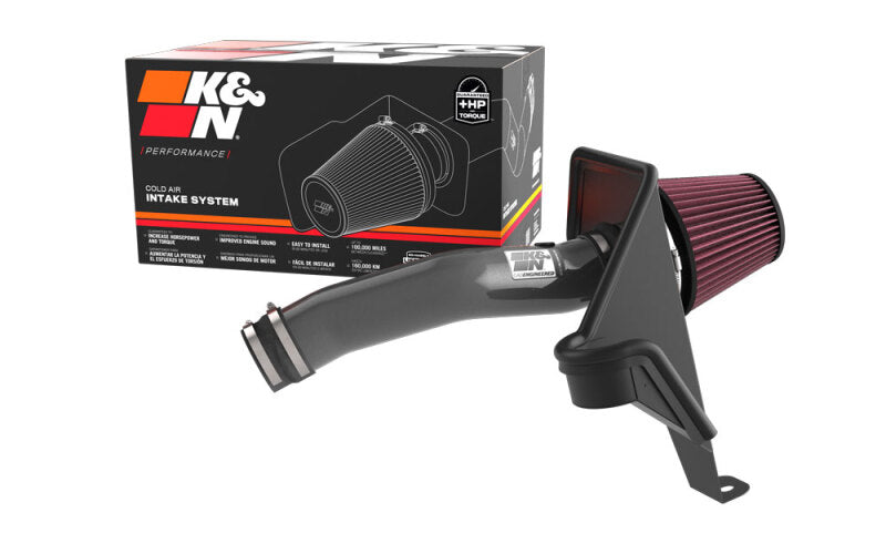 K&N 22-24 Jeep Grand Cherokee L/WL 3.6L V6 Performance Air Intake System - 77-1587KC