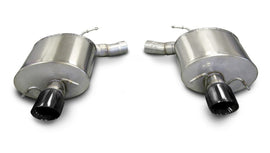 Corsa 2009-2014 Cadillac CTS Sedan V 6.2L V8 Black Touring Axle-Back Exhaust - 14940BLK