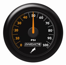 Load image into Gallery viewer, Innovate MTX Analog Fuel Pressure 0-100psi Gauge Kit - Black Dial - 3863