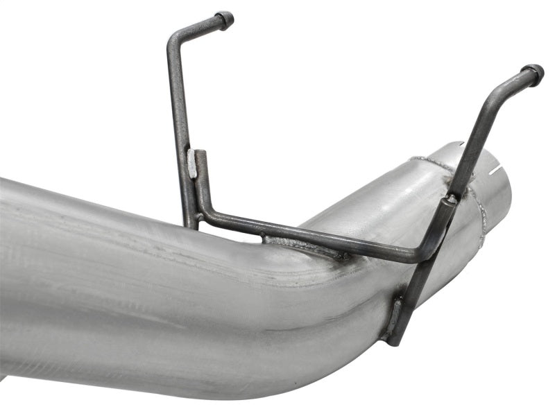 aFe MACHForce XP 5in DPF-Back SS Exht Dodge RAM 13-14 6.7L (td) Mega Cab w/ Polished Tip - 49-42039-P