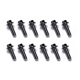 Kooks LS Engine Header Bolts and Locking Hardware Qty 12 - M8 - 1.25 x 25mm Bolts - BK110