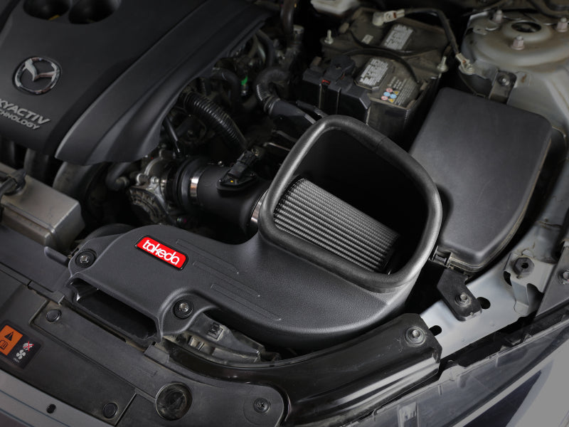 aFe Takeda Stage-2 Pro Dry S Cold Air Intake System 14-18 Mazda 3 L4-2.0L (Black) - 56-10020D