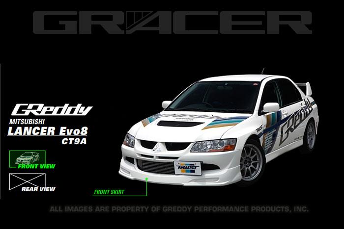 GReddy 03-05 Mitsubishi Evolution VIII Urethane Front Lip Spoiler **Must Ask/Call to Order** - 17030013