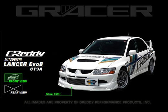 GReddy 03-05 Mitsubishi Evolution VIII Urethane Front Lip Spoiler **Must Ask/Call to Order** - 17030013