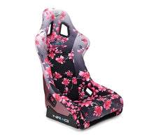 Load image into Gallery viewer, NRG FRP Bucket Seat PRISMA Japanese Cherry Blossom Edition W/ Pink Pearlized Back - Large - FRP-302-SAKURA
