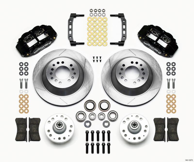 Wilwood Narrow Superlite 6R Front Hub & 1PC Rtr Kit 12.88in 74-80 Pinto/Mustang II Disc Spindle only - 140-12275