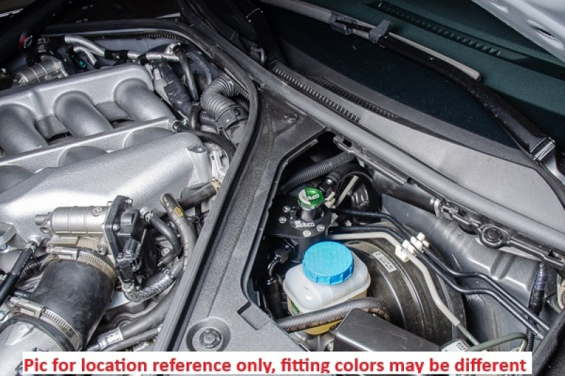 Radium Engineering 09+ Nissan R35 GT-R PCV Catch Can Kit - Fluid Lock - 20-0565-FL