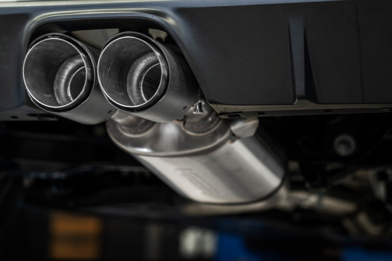 MBRP 2023 Toyota Corolla GR 1.6L T304 SS 3in Cat-Back Dual Center Rear w/ Carbon Fiber Tips - S43033CF