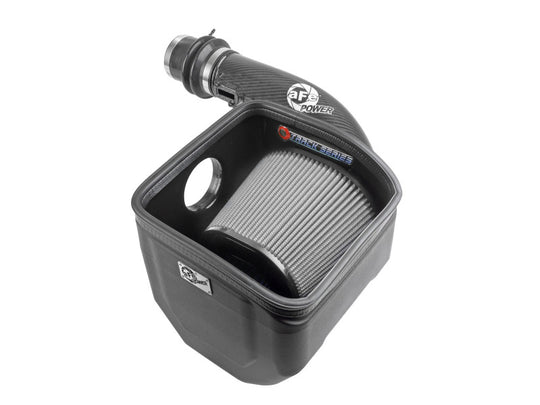 aFe 19-23 Nissan Patrol 4.8L L6 Track Series Carbon Fiber Intake System w/Pro DRY S Filter - 57-10019D