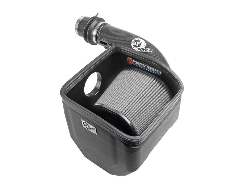 aFe 19-23 Nissan Patrol 4.8L L6 Track Series Carbon Fiber Intake System w/Pro DRY S Filter - 57-10019D
