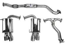 Load image into Gallery viewer, Invidia 15+ Subaru STI 4Dr Q300 Single Layer Titanium Burnt Quad Tip Cat-Back Exhaust - HS15STIG2T