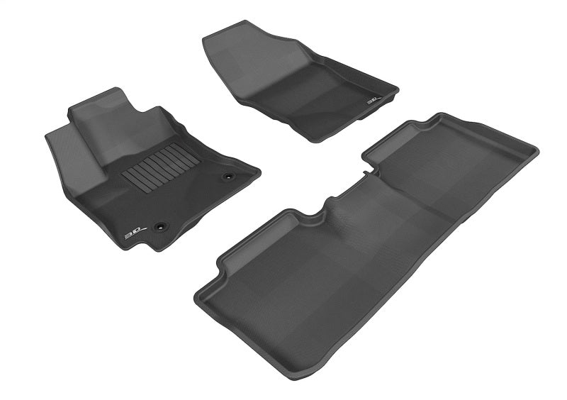 3D MAXpider 14-19 Toyota Corolla Kagu Black Full Set - L1TY13701509