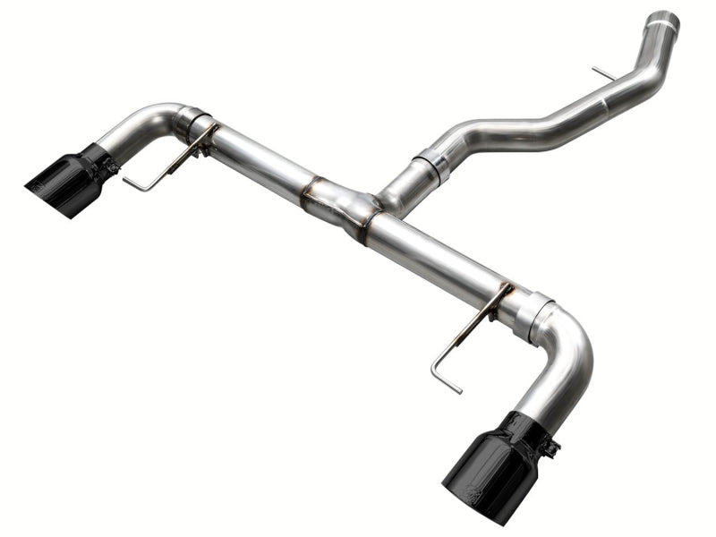 AWE Tuning 19-23 BMW 330i / 21-23 BMW 430i Base G2X Track Edition Axle-Back Exhaust - Diamond Black - 3020-33429