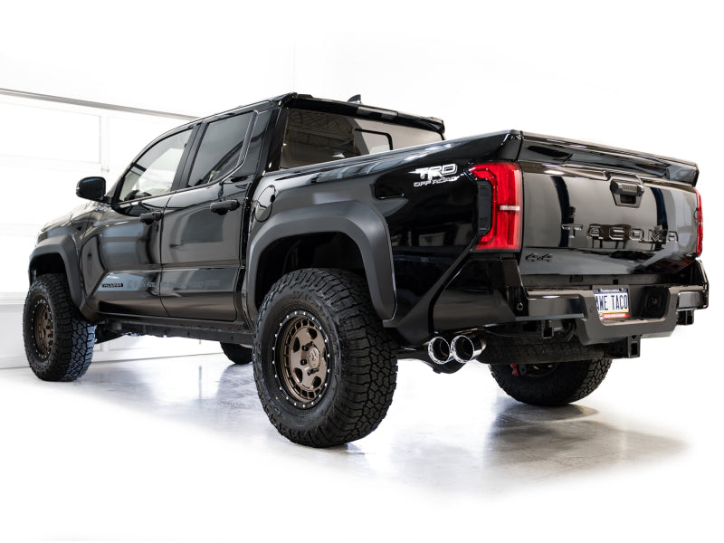 AWE Tuning Exhaust for 4th Gen Toyota Tacoma Dual Chrome Silver Tips - 3015-32254