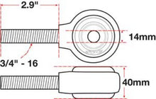 Load image into Gallery viewer, SPC Performance xAxis Rod End Ball Joint