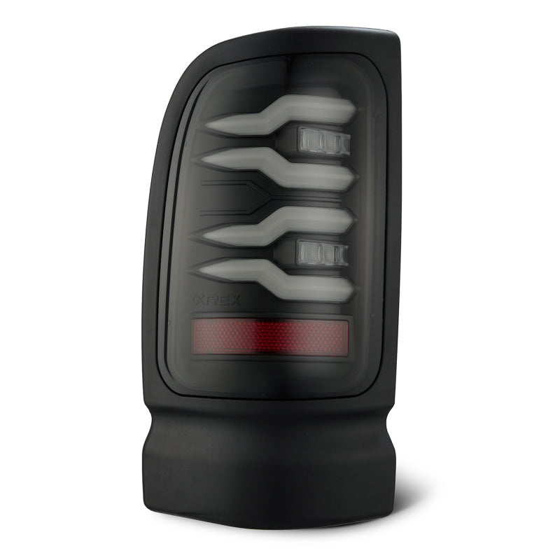 AlphaRex 94-01 Dodge Ram 1500/2500/3500 LUXX-Series LED Tail Lights - Black - 643002