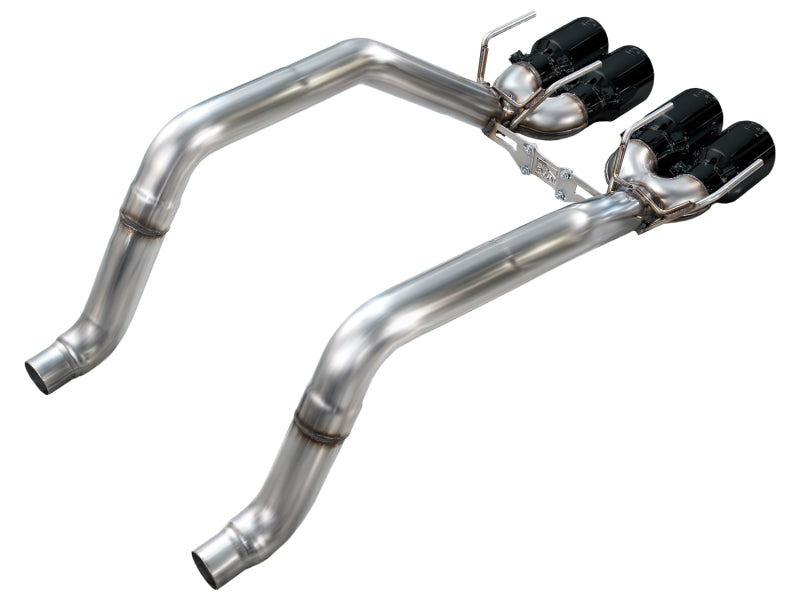 AWE Tuning 09-13 Chevrolet Corvette 6.2L Track Edition Axle-Back Exhaust w/ Diamond Black Tips - 3020-43662