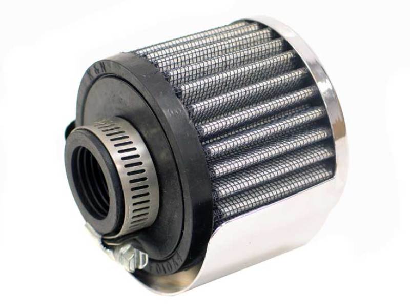 K&N 1in Flange ID x 3in OD x 2.5in Height Clamp On Crankcase Vent Filter - 62-1511
