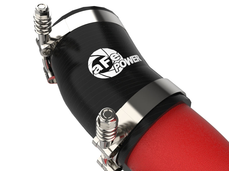 AFE 18-21 Kia Stinger V6-3.3L BladeRunner Alum Hot/Cold Charge Pipe Kit Red - 46-20504-R