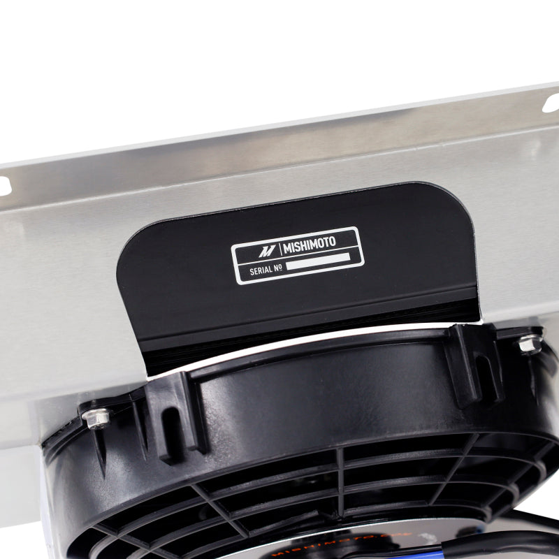 Mishimoto Universal Oil Cooler Kit 25-Row Cooler and 1x 8in Fan - MMOC-25-K