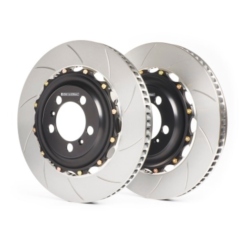 GiroDisc 01-06 BMW M3 (E46 w/345mm Front Rotor) Slotted Front Rotors - A1-012