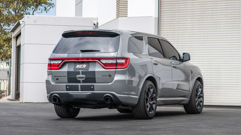 Borla 2021+ Dodge Durango SRT Hellcat 6.2L V8 AWD ATAK Cat-Back Exhaust System - Black Chrome Tips - 140886BC