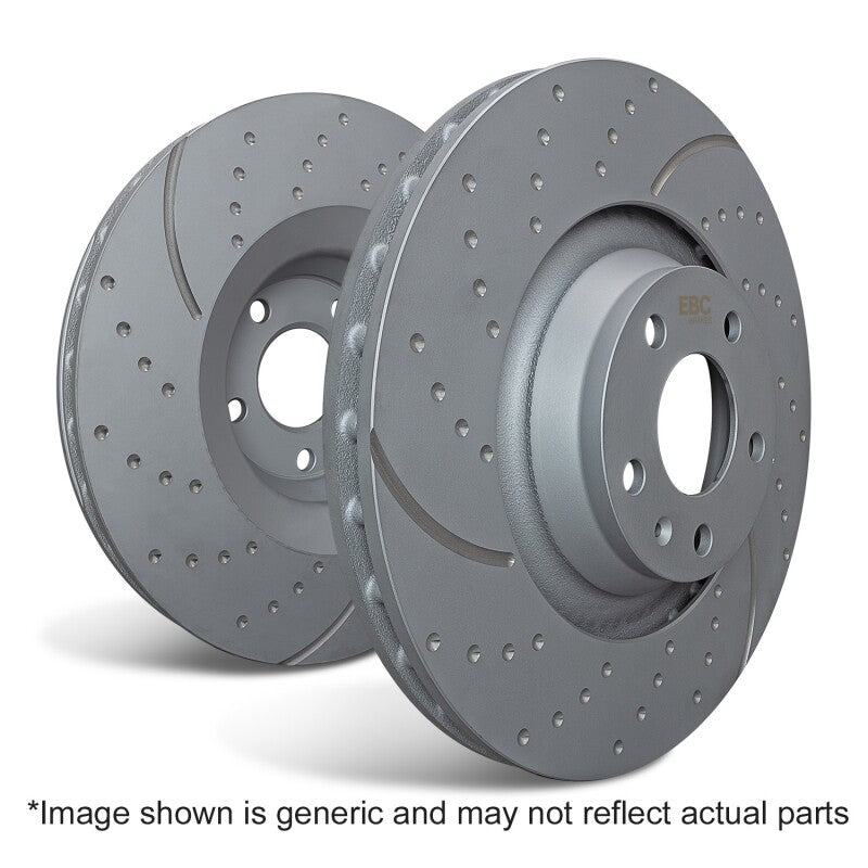 EBC 13+ Ford F250 (inc Super Duty) 6.2 (2WD) GD Sport Front Rotors - GD7653