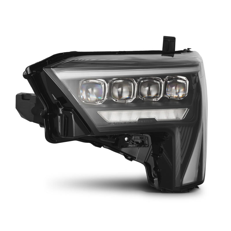 AlphaRex 22-23 Toyota Tundra NOVA-Series Headlights Black w/White DRL - Req 810029 OR 810030 - 880862