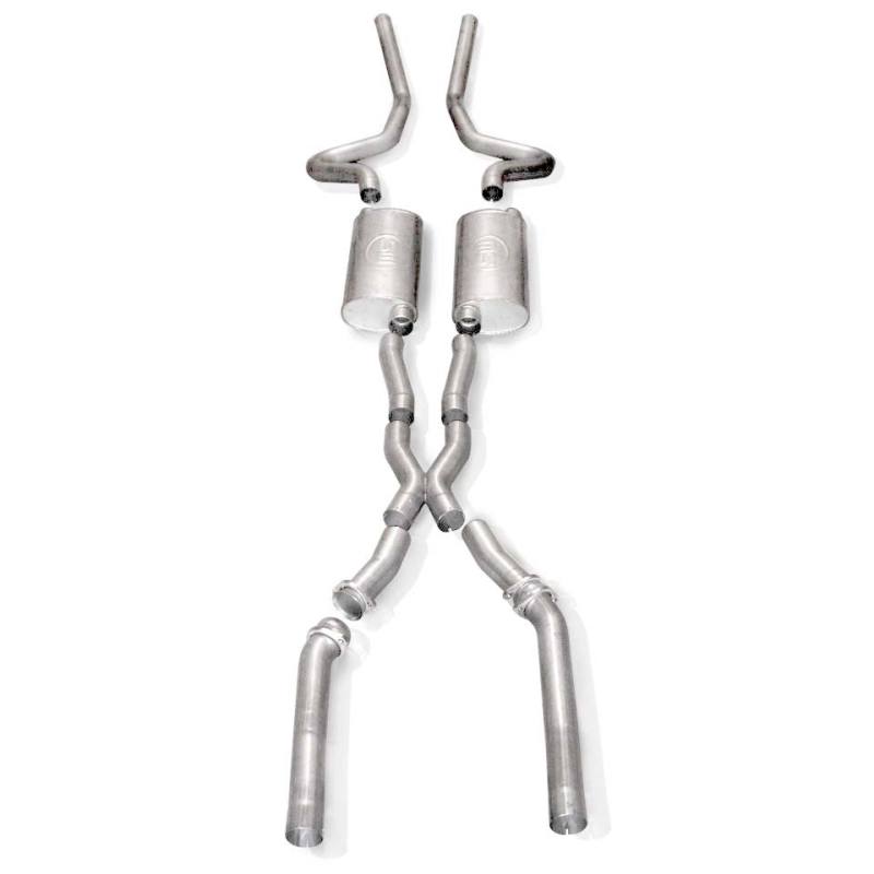 Stainless Works Chevy Chevelle Small/Big Block 1968-72 Exhaust 3in System with X-pipe - 687239