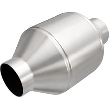 Load image into Gallery viewer, MagnaFlow Conv Univ 2.25in Inlet/Outlet Center/Center Round 3in Body L x 5in W x 8.75in Overall L - 51655