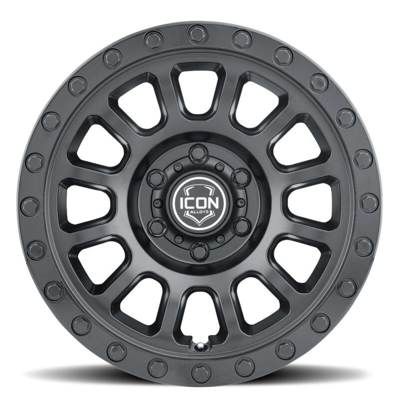 ICON Hulse 18x9 6x5.5 25mm Offset 6in BS Double Black - 8018909060DB