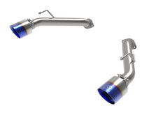 Load image into Gallery viewer, aFe 2023 Nissan Z V6-3.0L (tt) Takeda Stainless Steel Axle-Back Exhaust System w/ Blue Flame Tip - 49-36137-L