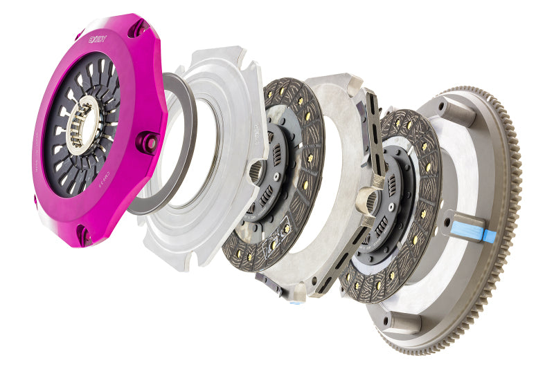 Exedy 96-06 Mitsubishi Evo 4-9 4G63T 2.0L Twin-Organic Stage 5 Clutch Kit (RACING USE ONLY) - MM022SDF